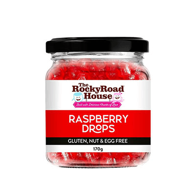 Raspberry Drops Rock Candy