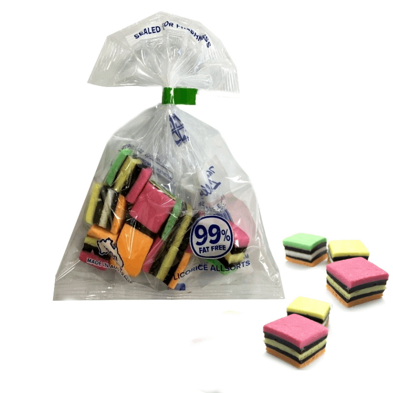 Licorice Allsorts Lollies Bags 100g