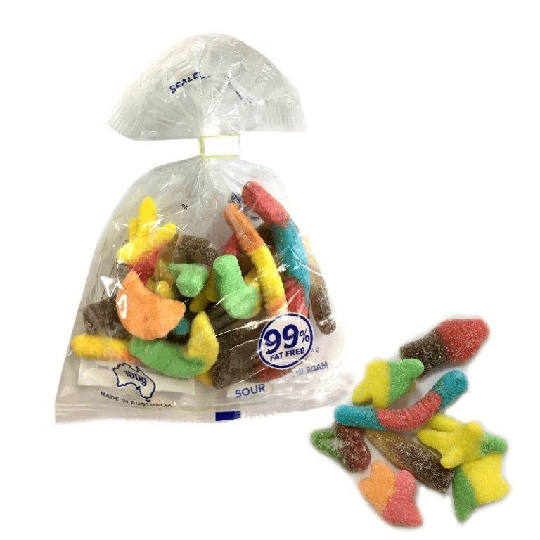 Sour Mix Lollies Bags 100g