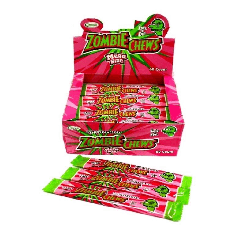 Zombie Chews Sour Strawberry