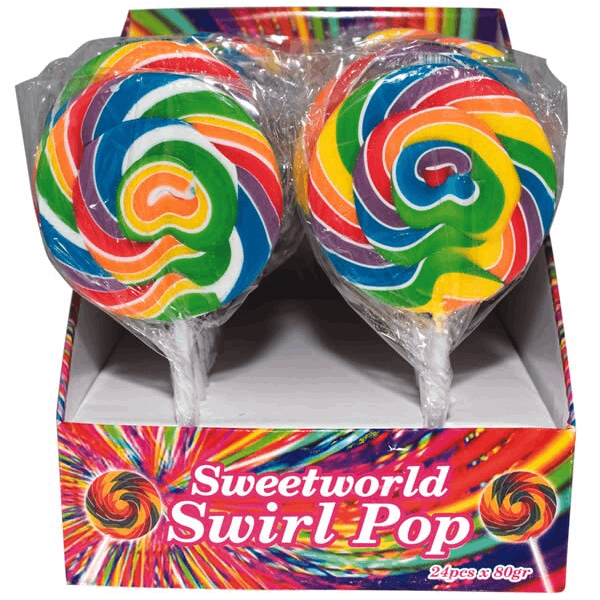 Swirl Lollipop 80g