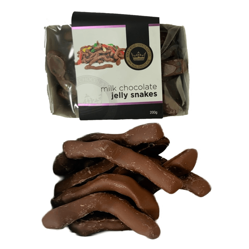 Choc Jelly Snakes Chocolates 200g